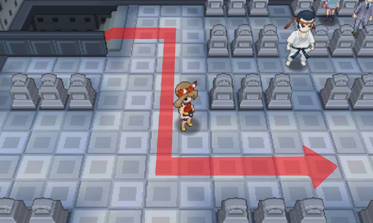The second floor of Mt. Pyre / Pokémon Omega Ruby and Alpha Sapphire