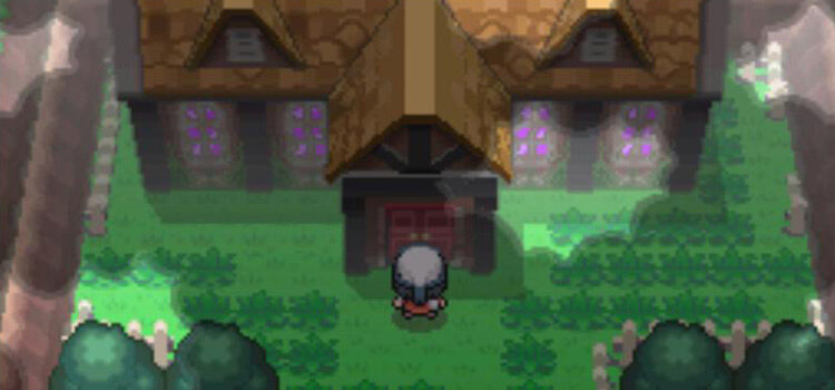Standing at the Old Chateau in Pokémon Platinum
