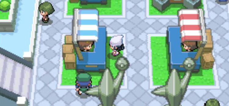 Shopping at Battle Frontier in Pokémon Platinum