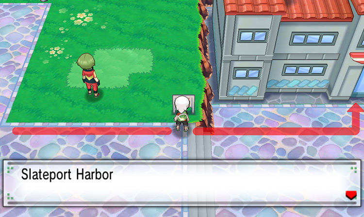 Outside Slateport Harbor / Pokémon Omega Ruby and Alpha Sapphire