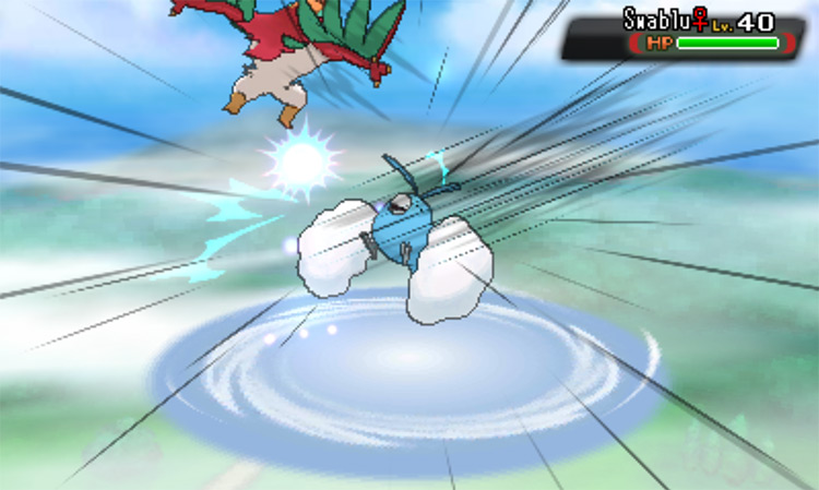 Using TM62 Acrobatics in battle / Pokémon Omega Ruby and Alpha Sapphire