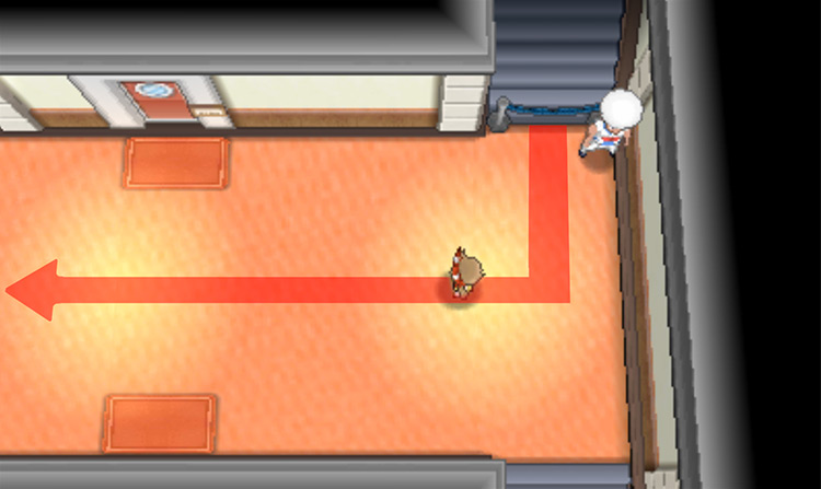 Inside the S.S. Tidal walking down the hallway / Pokémon Omega Ruby and Alpha Sapphire