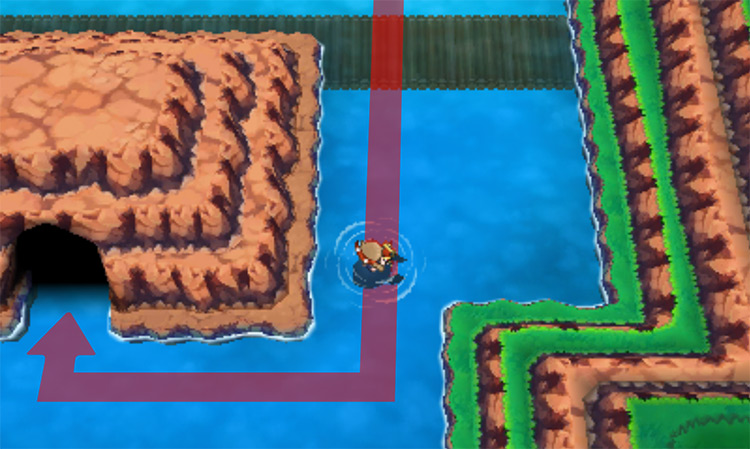 The entrance to Scorched Slab / Pokémon Omega Ruby and Alpha Sapphire