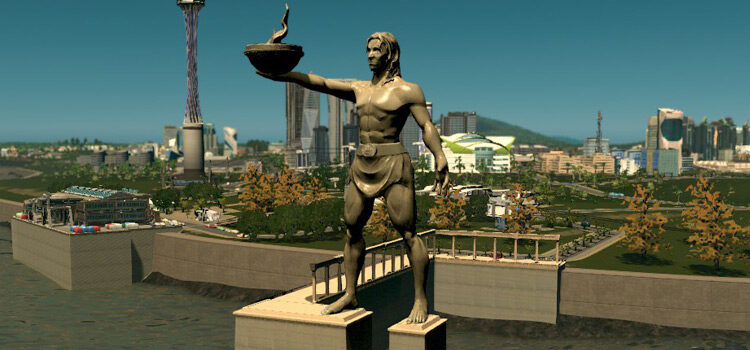 Statue of Colossalus in Cities: Skylines