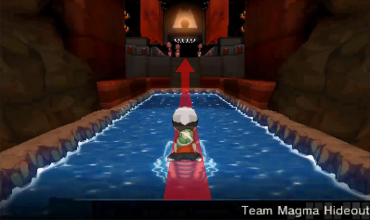 Team Magma Hideout entrance / Pokémon Omega Ruby and Alpha Sapphire