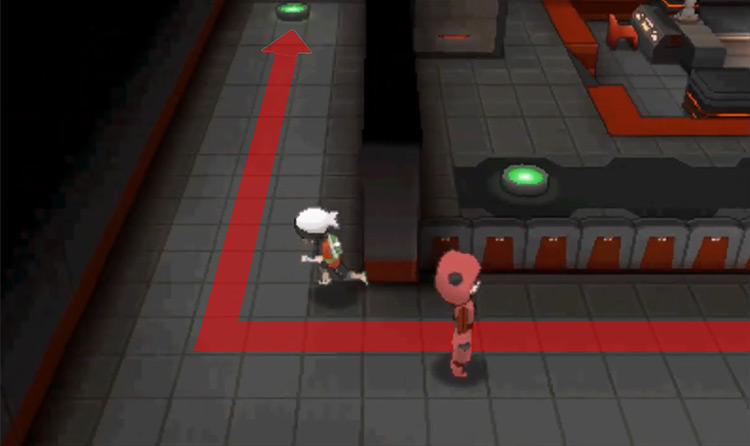 The third warp tile you need to use / Pokémon Omega Ruby and Alpha Sapphire