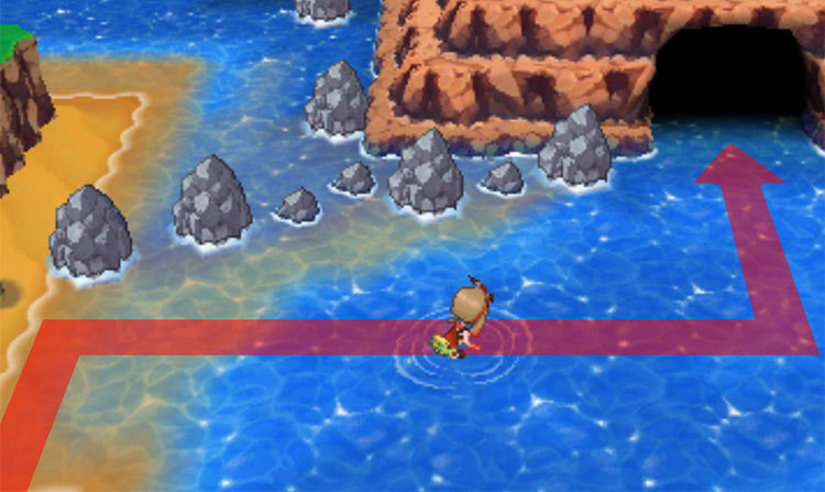 Lilycove City's east side going into the Team Aqua base / Pokémon Omega Ruby and Alpha Sapphire