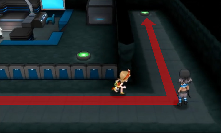 The third warp tile you need to use / Pokémon Omega Ruby and Alpha Sapphire