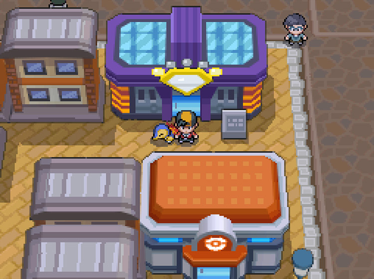 The Goldenrod Game Corner, directly above the Pokémon Center. / Pokémon HeartGold and SoulSilver