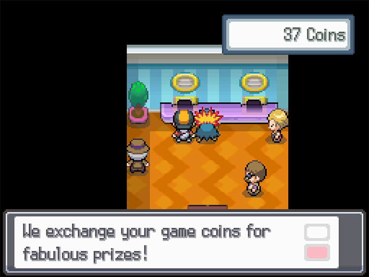The Celadon Game Corner redemption booths. / Pokémon HeartGold and SoulSilver