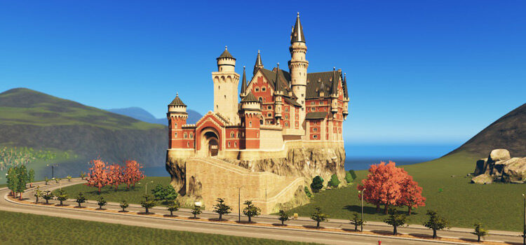 The Castle of Lord Chirpwick building in Cities: Skylines