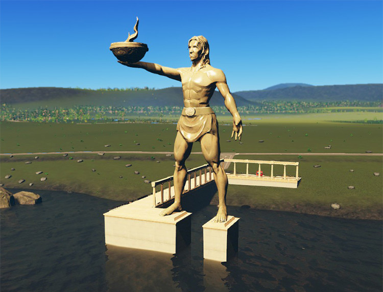 The Statue of Colossalus / Cities: Skylines