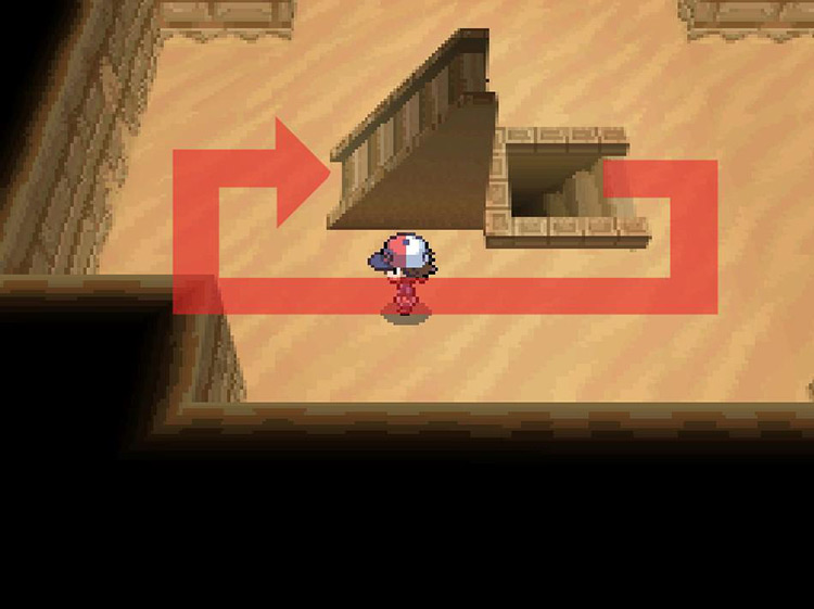 Take the final set of stairs to the highest floor. / Pokémon Black and White