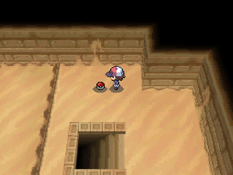 TM26 Earthquake on the ground in Relic Castle’s highest floor. / Pokémon Black and White
