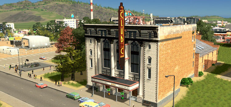 The Music Club building in Cities: Skylines