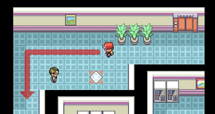 Walking to the bottom of the Fifth Floor in Silph Co. / Pokémon FireRed & LeafGreen