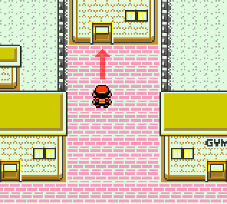 In front of Goldenrod City’s north gate / Pokémon Crystal