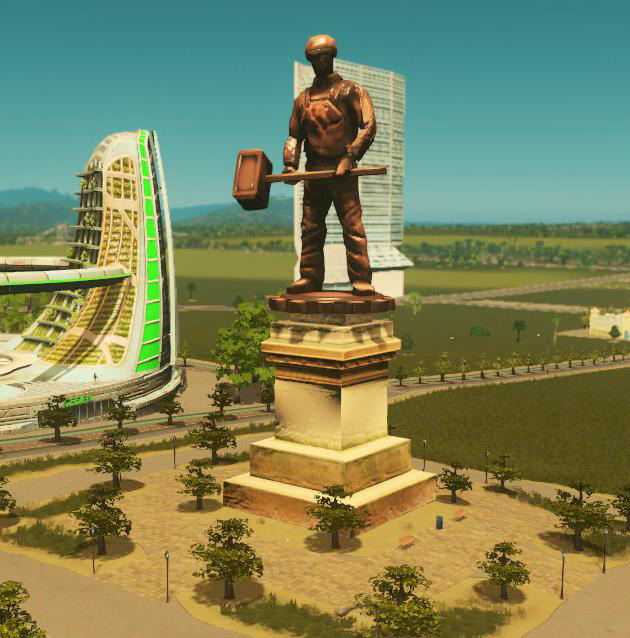 The Statue of Industry / Cities: Skylines