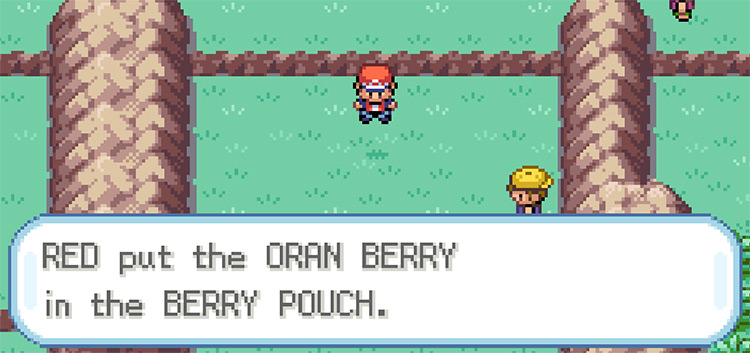 Finding my first Berry so that I get the Berry Pouch / Pokemon FRLG