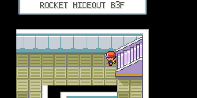 Entering B3F of the Team Rocket Hideout / Pokémon FireRed & LeafGreen