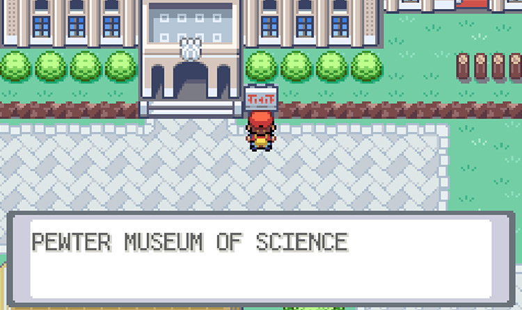 The Pewter Museum of Science in Pewter City / Pokémon FireRed & LeafGreen