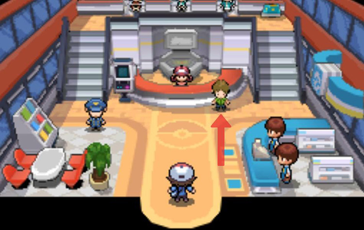 Hidden Power Checker in the Mistralton City Pokémon Center. / Pokemon BW