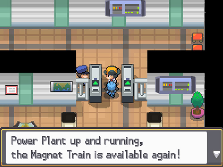 The Saffron City Magnet Train Station / Pokémon HGSS