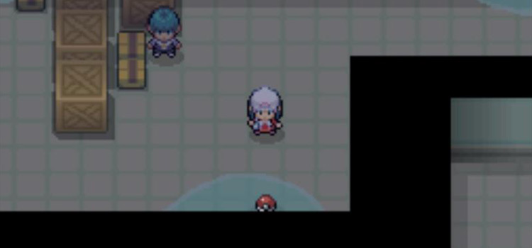 Sludge Bomb TM's location in the Galactic HQ Building (Pokemon Platinum)