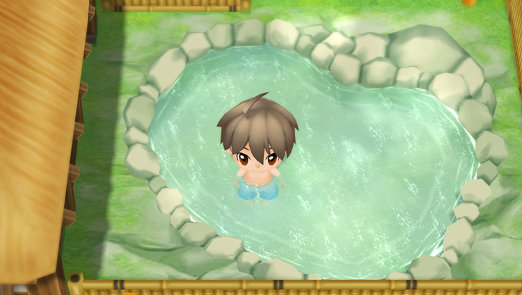 The farmer soaks in the Hot Spring / SoS: FoMT