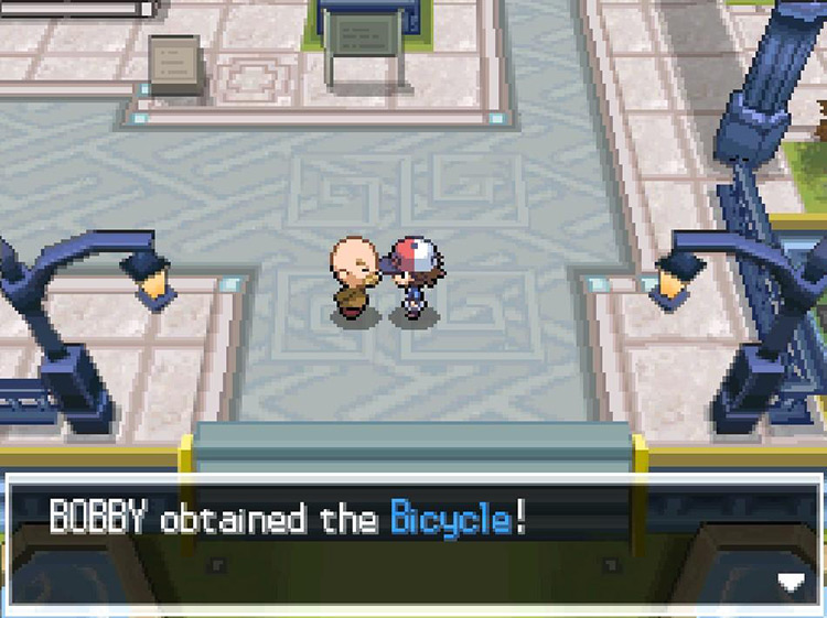 Getting a free Bicycle from the Daycare owner. / Pokemon BW