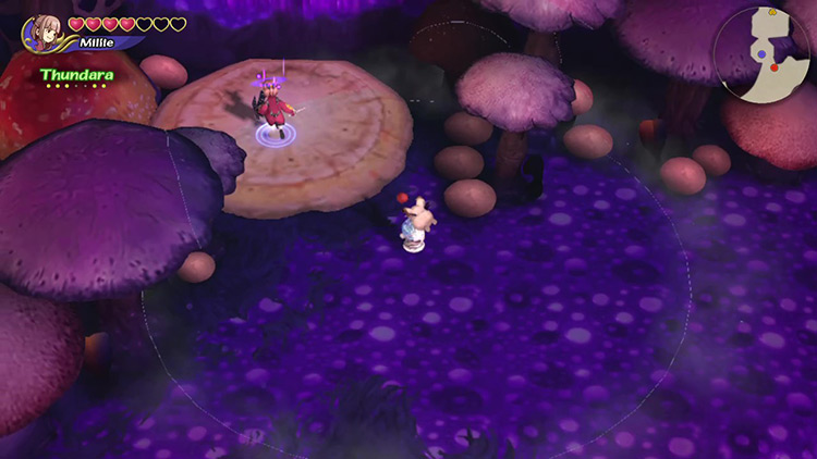 Last springy mushroom at Toadstool Forest. / Final Fantasy Crystal Chronicles Remastered