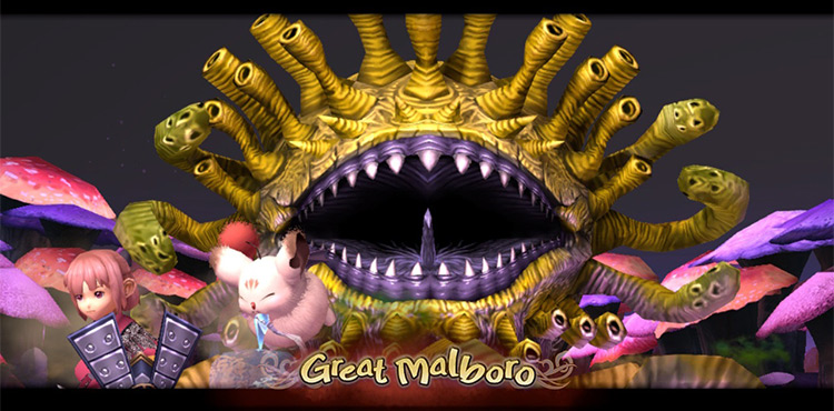Great Malboro makes an entrance. / Final Fantasy Crystal Chronicles Remastered