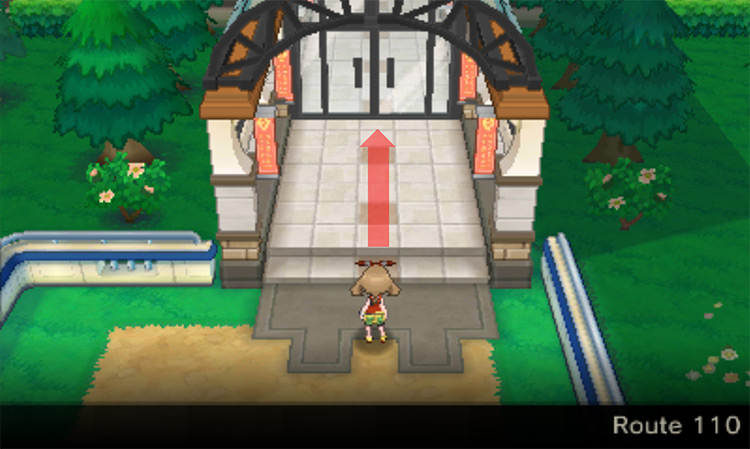 The entrance to Mauville City / Pokemon ORAS