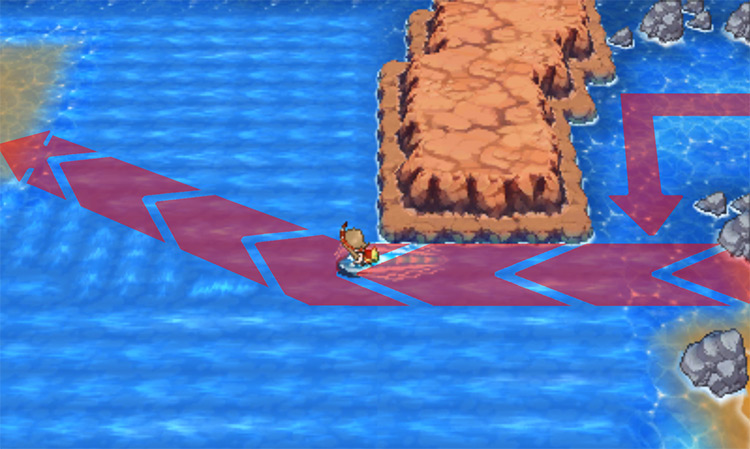 Route 133 water current / Pokemon ORAS
