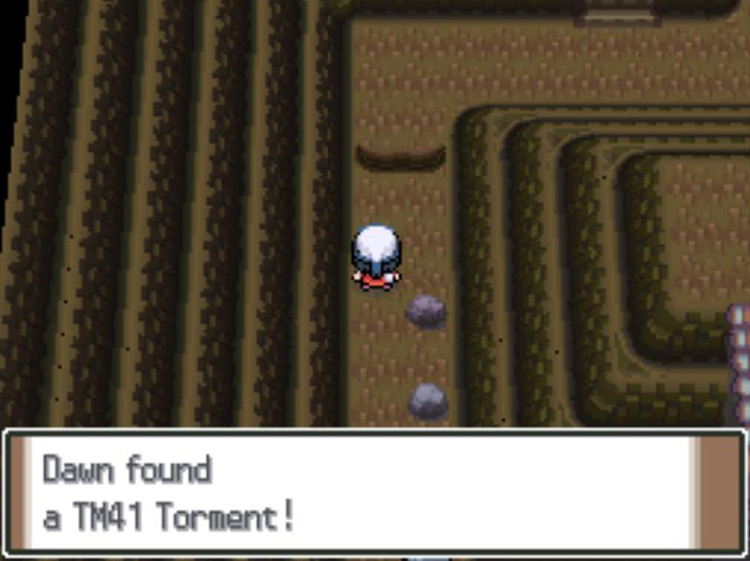Obtaining TM41 Torment. / Pokémon Platinum