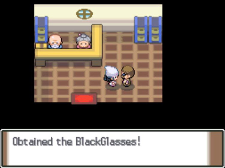 Receiving the BlackGlasses / Pokémon Platinum