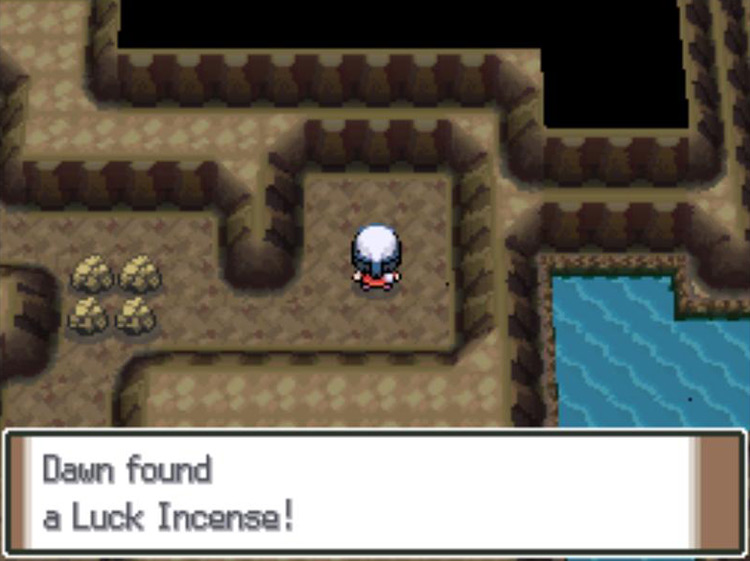 Obtaining the Luck Incense in Ravaged Path. / Pokémon Platinum