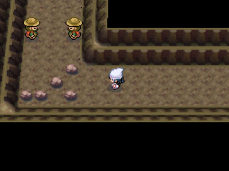 The fully-illuminated cave / Pokémon Platinum