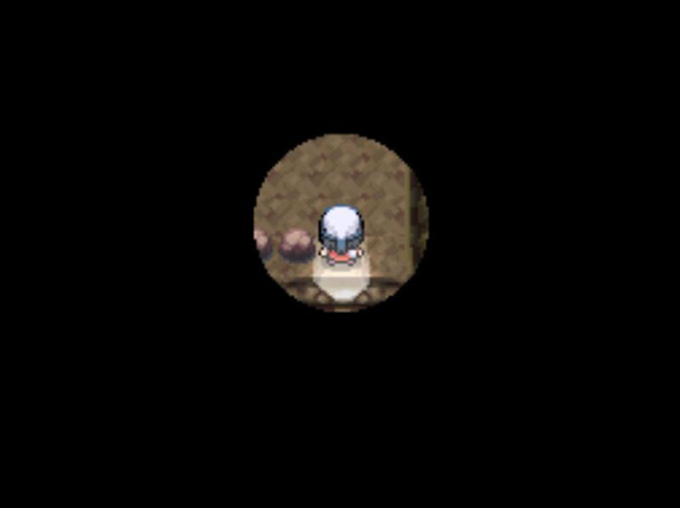 Entering Wayward Cave in total blackness / Pokémon Platinum