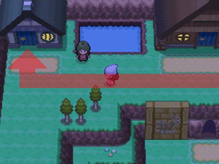 Entering the Celestic Town shop / Pokémon Platinum