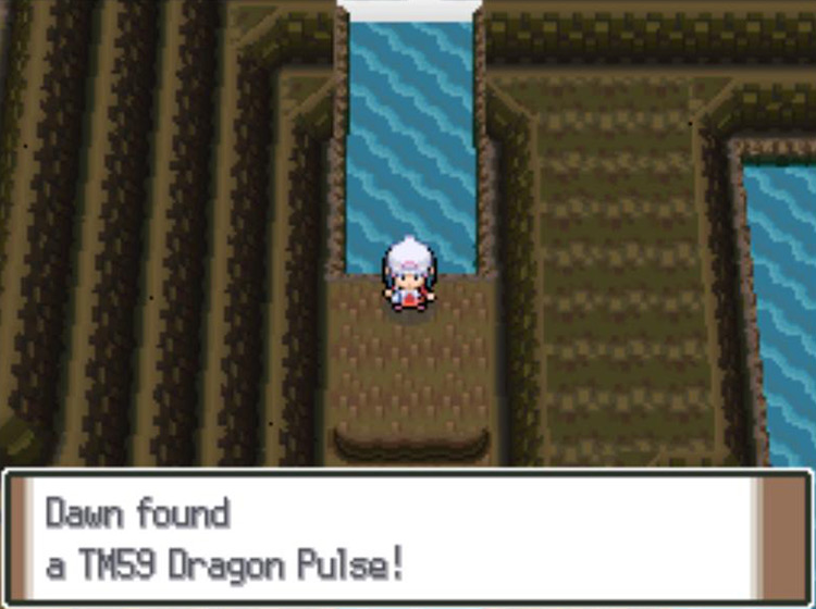 Obtaining TM59 Dragon Pulse in Victory Road / Pokémon Platinum