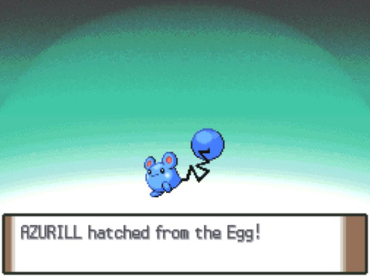 Hatching an Azurill / Pokémon Platinum