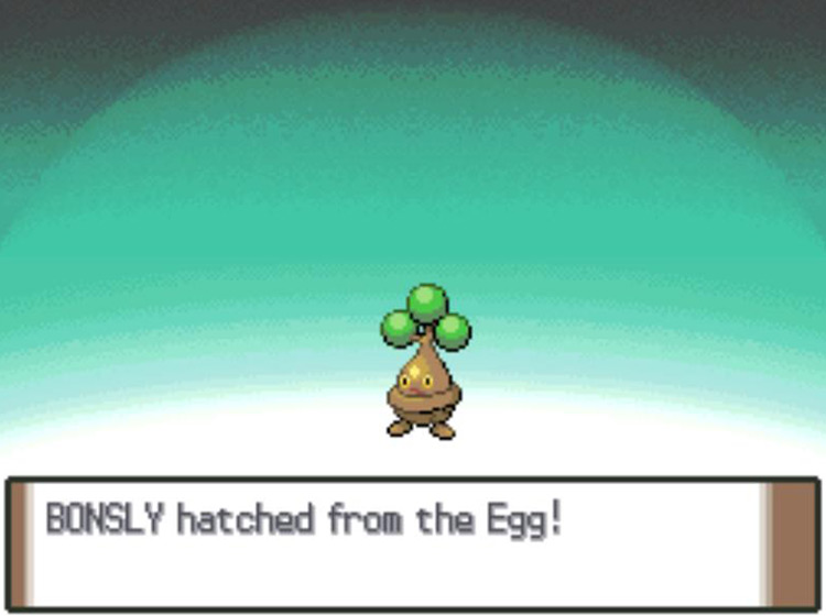Hatching a Bonsly / Pokémon Platinum