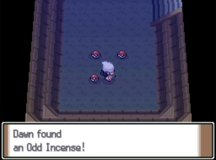 Obtaining the Odd Incense. / Pokémon Platinum
