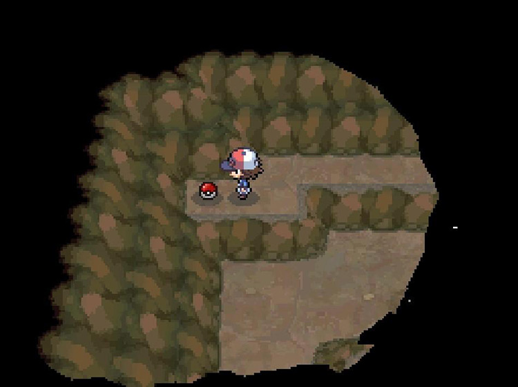TM80 Rock Slide’s location on the ground. / Pokemon BW