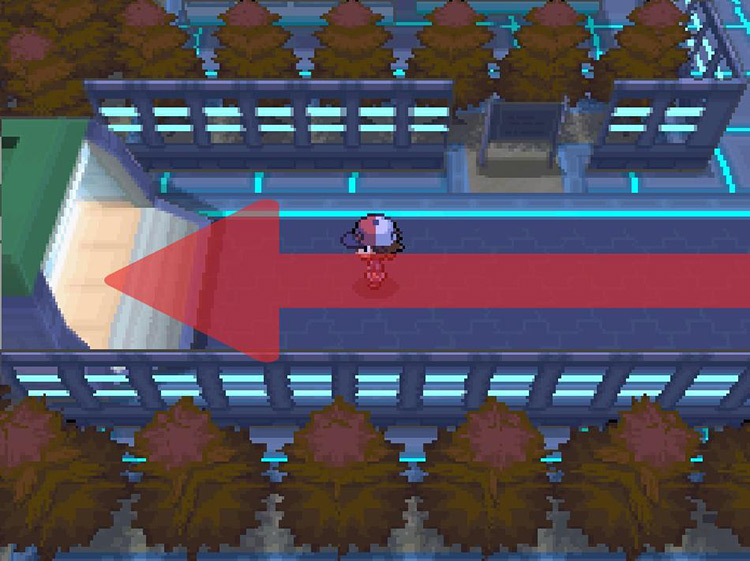 Exit the city through the west tunnel. / Pokemon BW