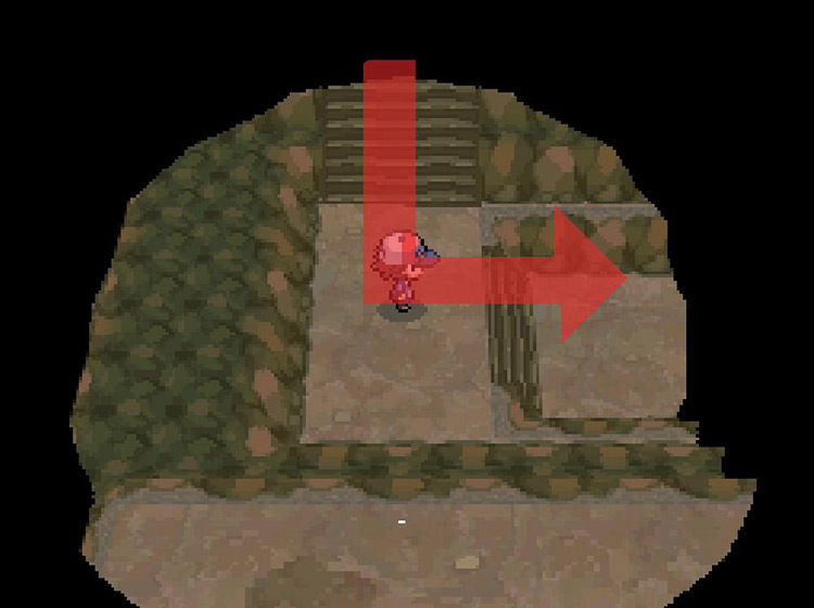 Take the set of stairs to the east. / Pokemon BW