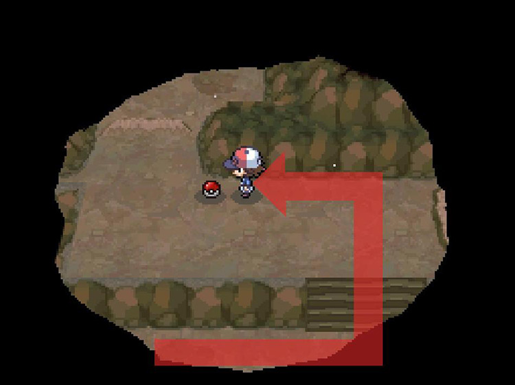 TM71 Stone Edge’s location on the ground. / Pokemon BW