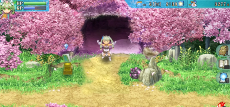 The Entrance to Idra Cave in Rune Factory 4 Special