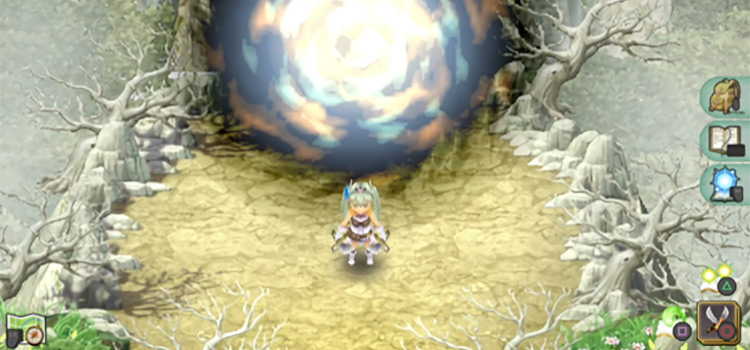 The entrance to Leon Karnak in Rune Factory 4 Special